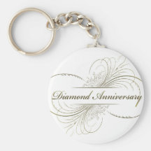 Aniversario del diamante llavero