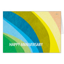 Aniversario feliz tarjetón