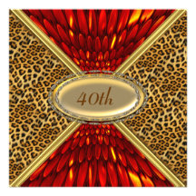 Aniversario rojo del cumpleaños de la piel del leo