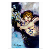 Anjo da Paz Israel Cartão Postal