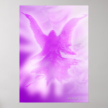 Anjo do raio violeta impressão