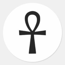 Ankh cruzado pegatina