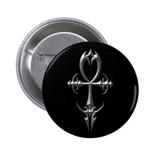 Ankh gótico, oscuro pins