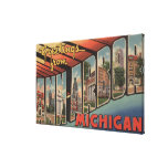 Ann Arbor, Michigan - escenas grandes de la letra Impresion En Lona