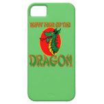 Año chino del dibujo animado del dragón iPhone 5 Case-Mate cárcasas