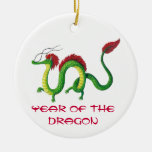 Año chino del dragón adorno de reyes