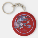 Año chino del dragón llavero