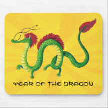 Año chino del dragón tapetes de raton