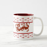 Año chino del dragón taza de café
