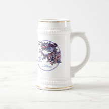 Año chino del dragón taza de café
