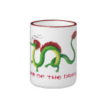 Año chino del dragón tazas