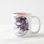 Año chino del dragón tazas de café
