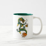 Año chino del dragón tazas de café