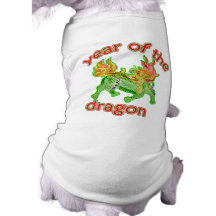 Año chino del ejemplo del dragón camisa de mascota