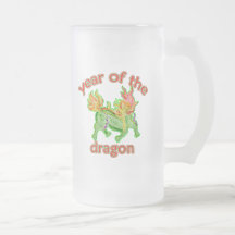 Año chino del ejemplo del dragón tazas de café