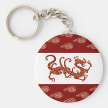 Año chino del llavero del regalo del dragón