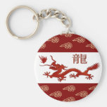 Año chino del llavero del regalo del dragón