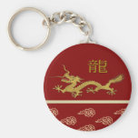 Año chino del llavero del regalo del dragón