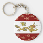 Año chino del llavero del regalo del dragón