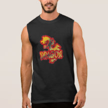 AÑO DE LA CAMISA DEL MÚSCULO DEL NEGRO DEL DRAGÓN
