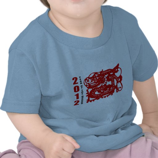 Año de la camiseta 2012 del dragón