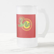 Año de la diversión del diseño del dragón tazas