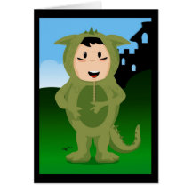 Año de la tarjeta del muchacho del dragón