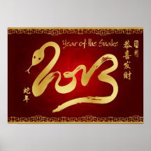 Año de la voluta de la serpiente 2013 poster
