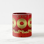 año de taza del dragón, taza china del Año Nuevo