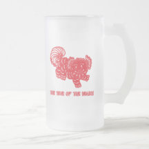 Año del arte de Papercut del chino de los producto Taza De Café