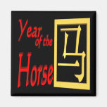 Año del caballo imán para frigorifico