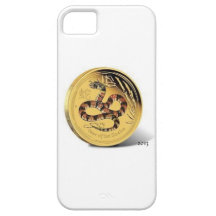 año del caso del iPhone de la serpiente iPhone 5 Carcasas