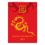 Año del dragón 2012 felicitación