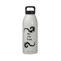 Año del dragón botella de beber