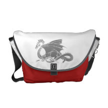Año del dragón bolsas de mensajería