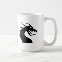 Año del dragón - cabeza del dragón taza