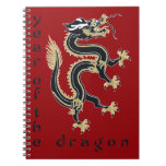 Año del dragón libro de apuntes con espiral