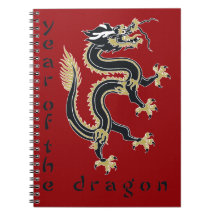 Año del dragón libro de apuntes con espiral