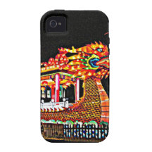 Año del dragón en San Francisco Case-Mate iPhone 4 Fundas