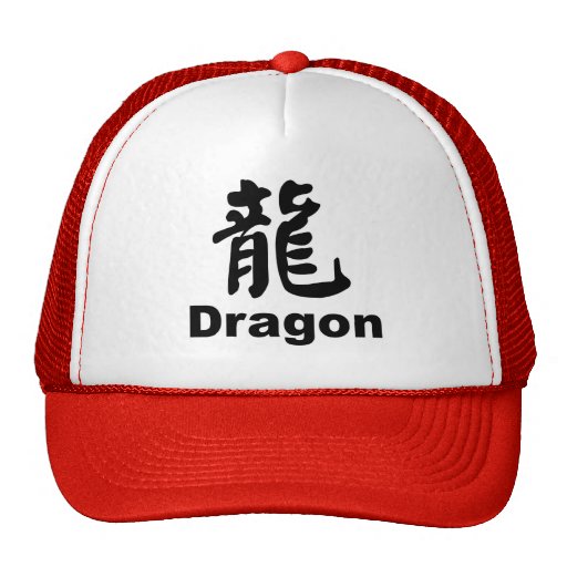 Año del dragón gorros bordados