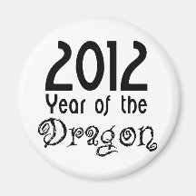 Año del dragón imán para frigorifico