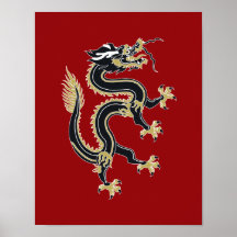Año del dragón impresiones