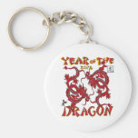 Año del dragón llavero personalizado