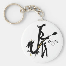 Año del dragón llaveros personalizados