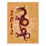 Año del dragón postales