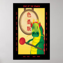Año del dragón posters