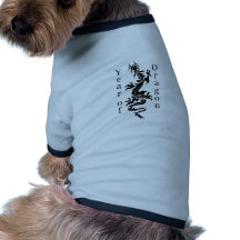 Año del dragón ropa de perro