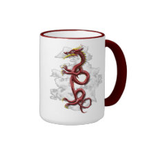 Año del dragón taza