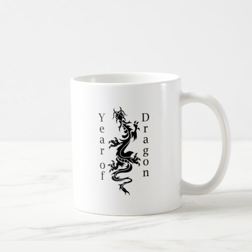 Año del dragón taza