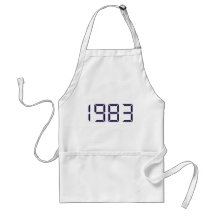 Año del nacimiento - 1983 - cumpleaños delantales